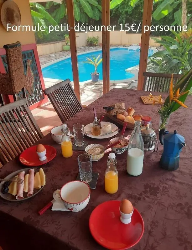 Le Marin Chambre Independante Donnant Sur Piscine فندق مبيت وإفطار